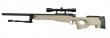 Well Warrior I Tan Sniper Spring Bolt Action Rifle w. Scope 3-9x40 & Bipod by Well